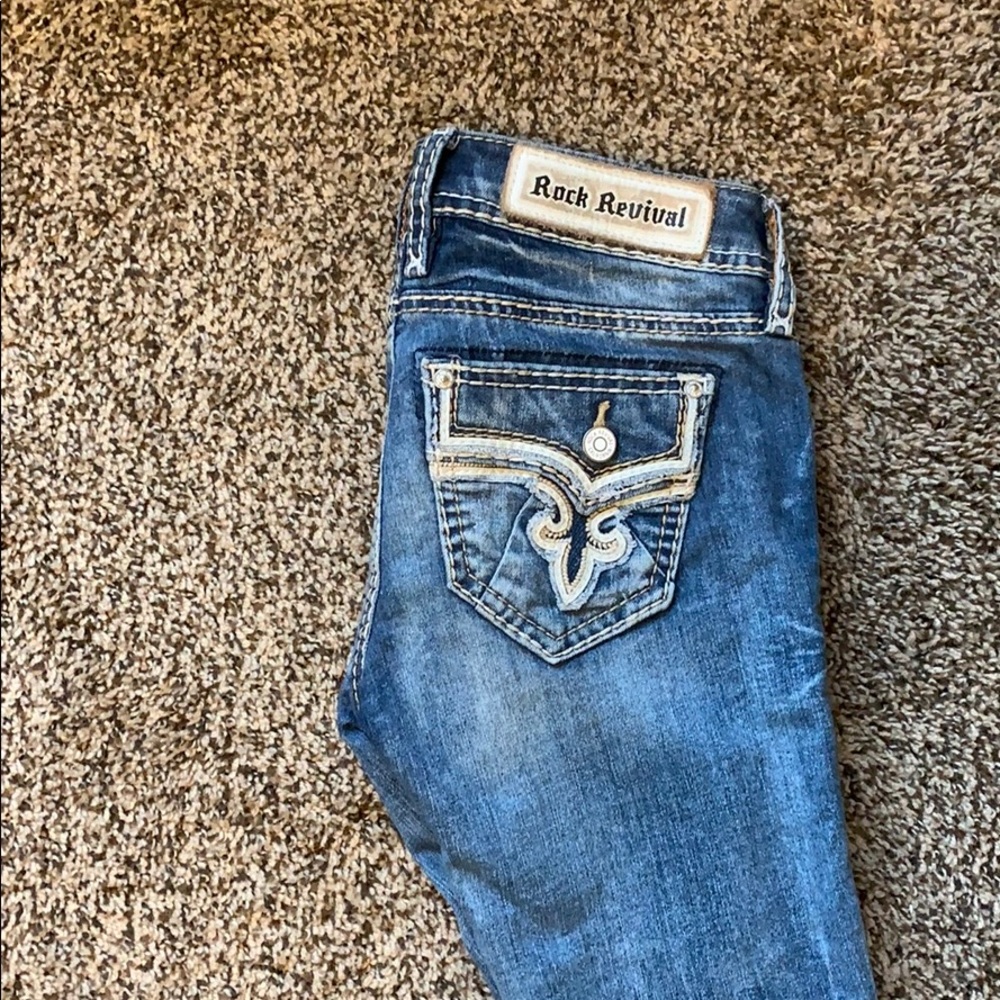 Rock revival skinny jeans